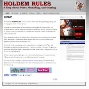 Holdem Rules